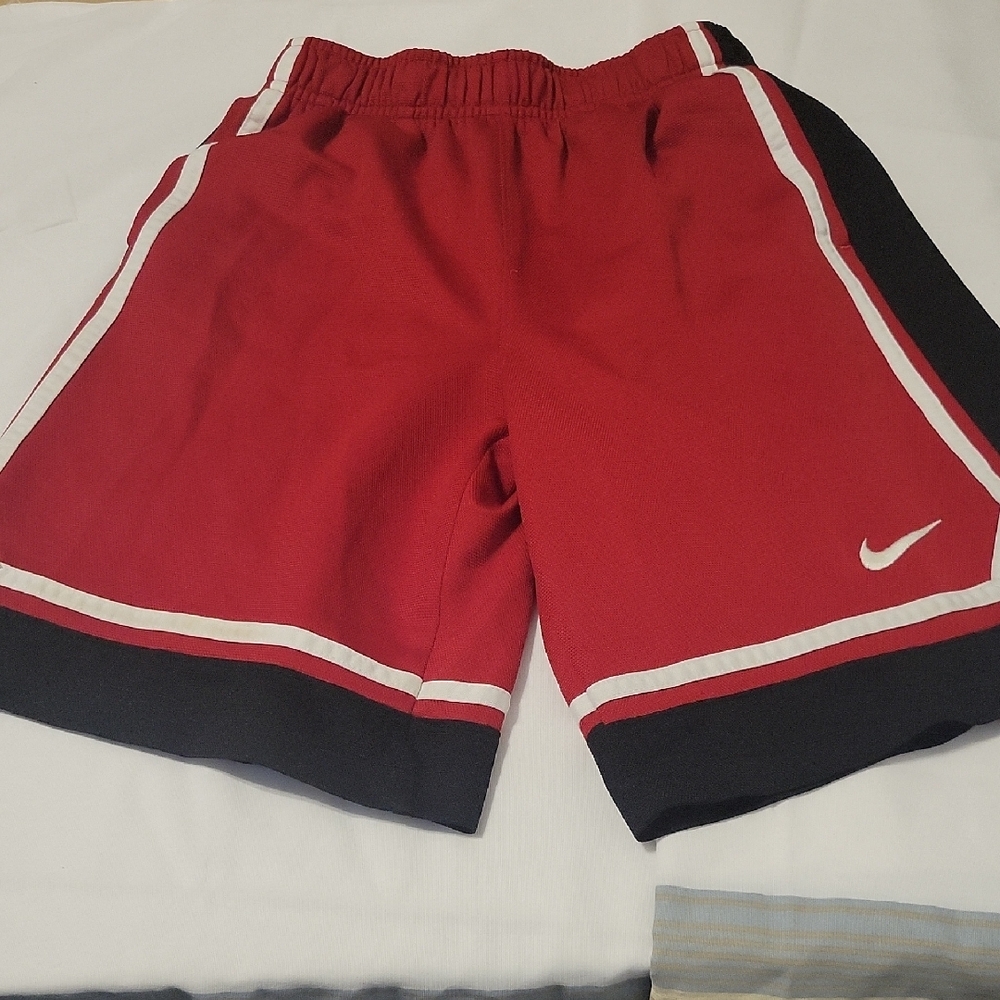 Nike Kids Red and Black Casual Shorts